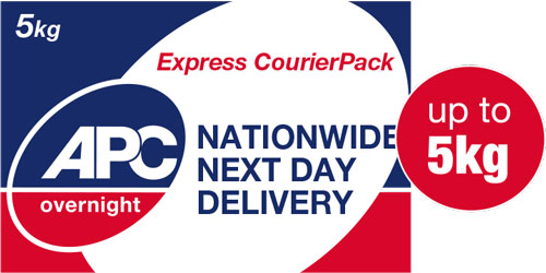 APC Courier packs are ideal for small items with a weight no greater than 5kg,  these cheap small parcels are great to move your products in